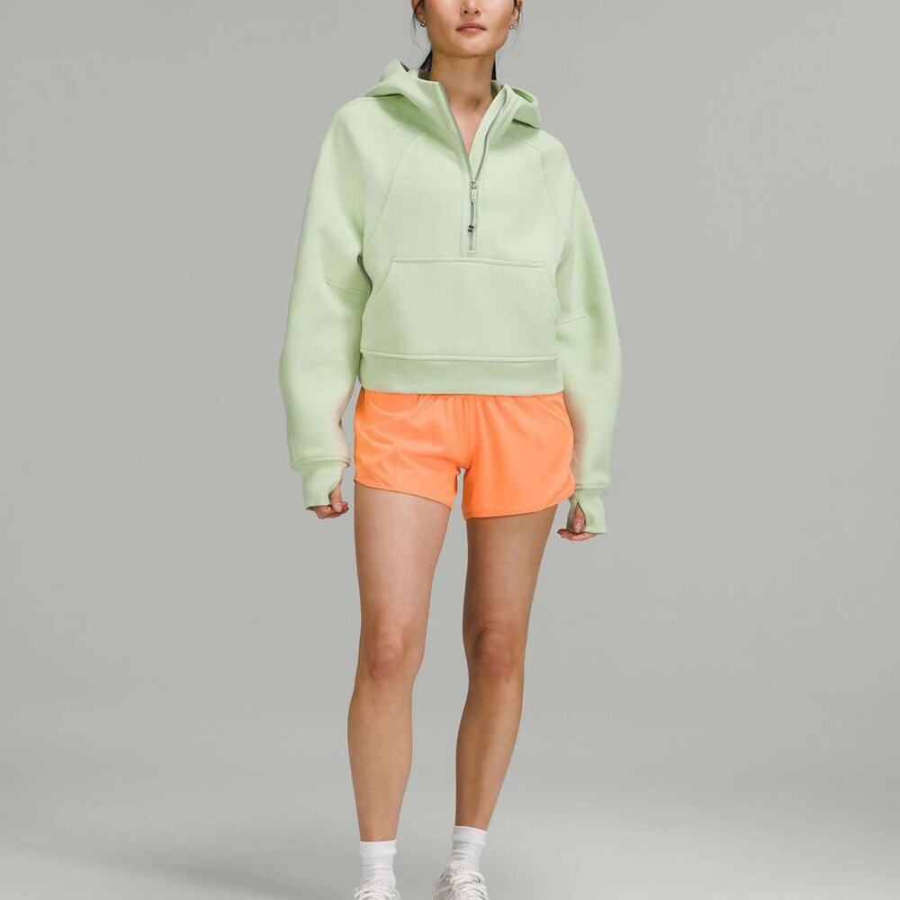 Lululemon Scuba Oversized Half Zip Hoodie size M/L Creamy Mint CRMM